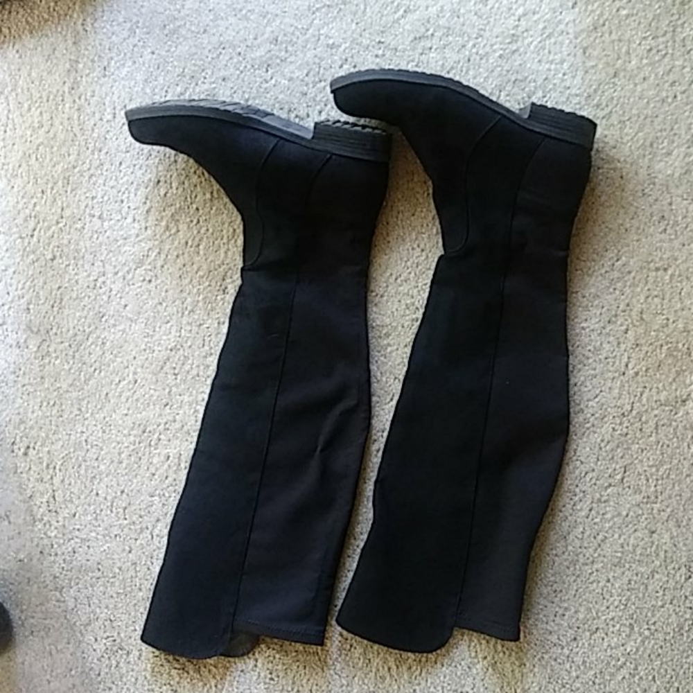 Unisa 7m faux suede knee high boots